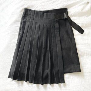 COS Wool Asymmetrical Pleated Wrap Skirt avant garde